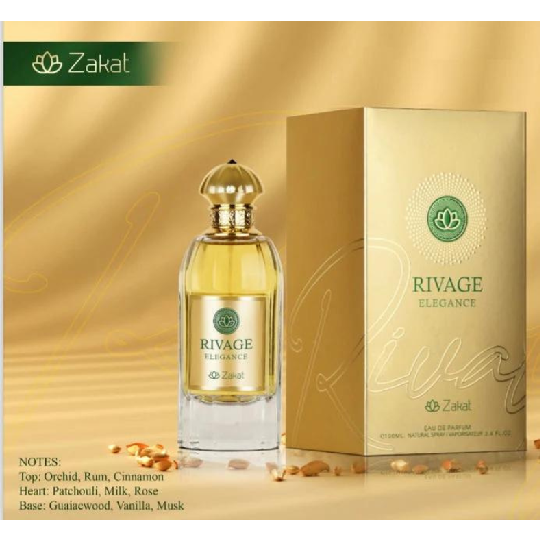 ZAKAT RIVAGE ELEGANCE 100 EDP FOR WOMEN SPRAY 3,4oz/100ML