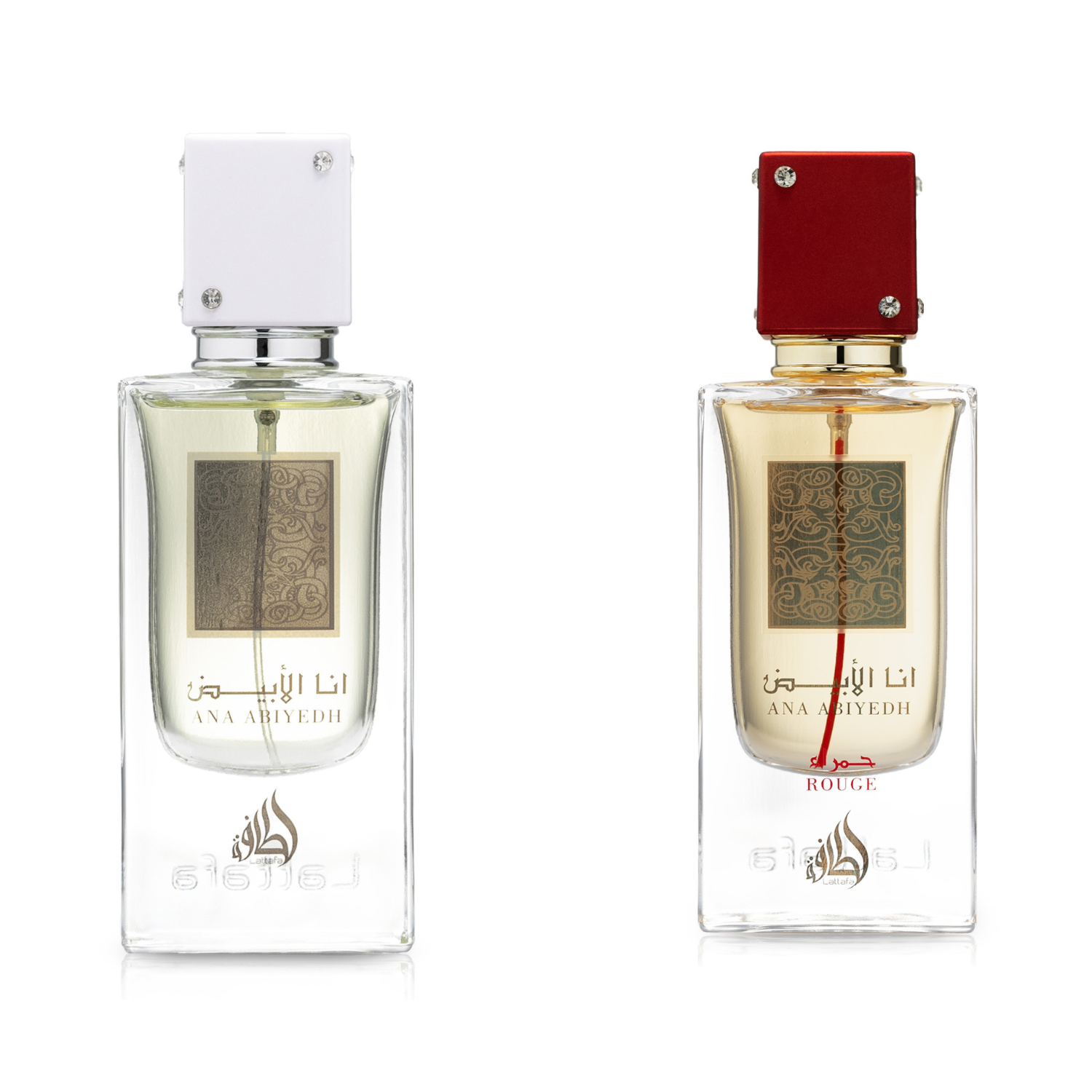 Lattafa Ana Abiyedh Rouge and White Perfume Combo Unisex EDP Perfume 60 ML Each