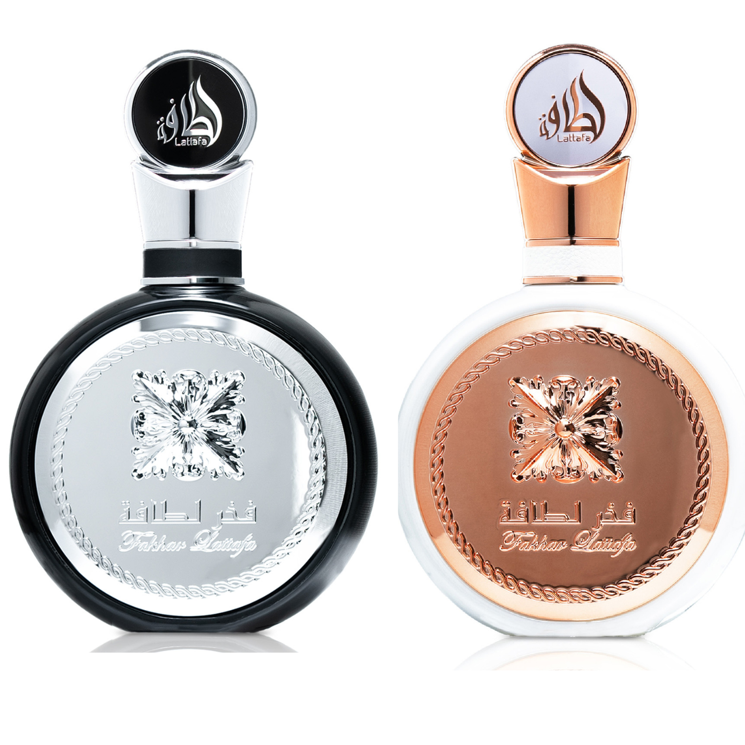 Lattafa Fakhar Perfume Combo Black for Men Pink for Women Top Sellers 100 ML