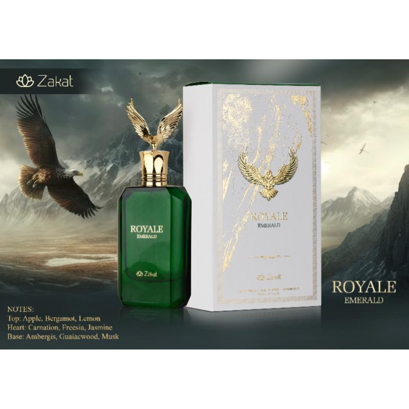 ZAKAT ROYALE EMERALD EDP SPRAY UNISEX 2,7oz/80ML