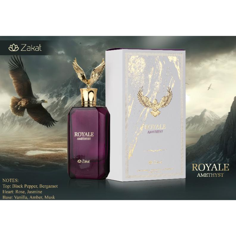 ZAKAT ROYALE AMETHYST EDP SPRAY UNIXES 2,7oz/80ML