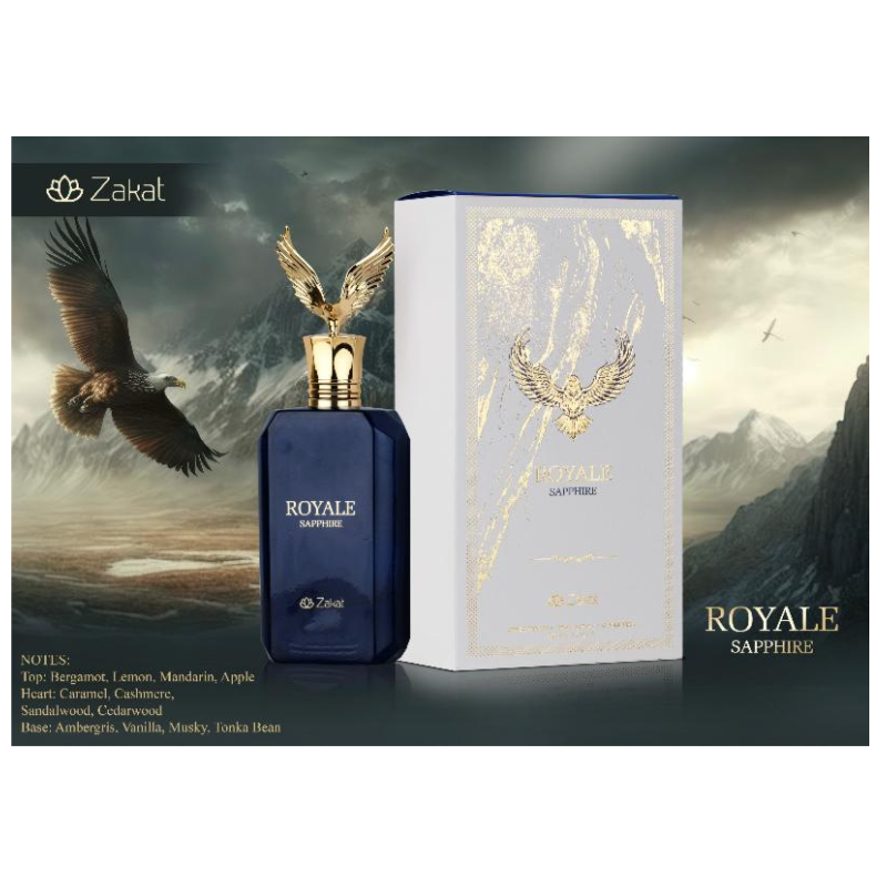 ZAKAT ROYALE SAPPHIRE EDP SPRAY UNISEX 2,7oz/80ML
