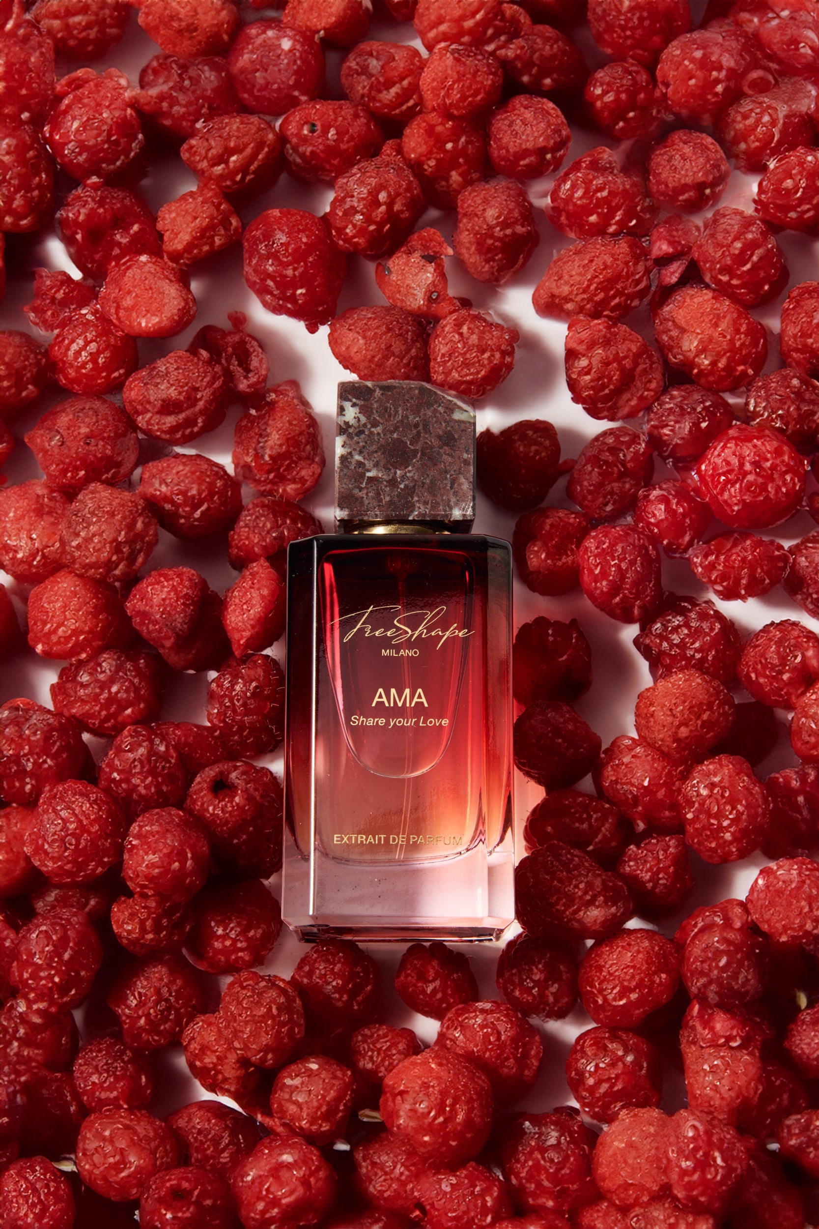Without cap, no Box Freeshape Milano Ama 100ML Extrait De Parfum