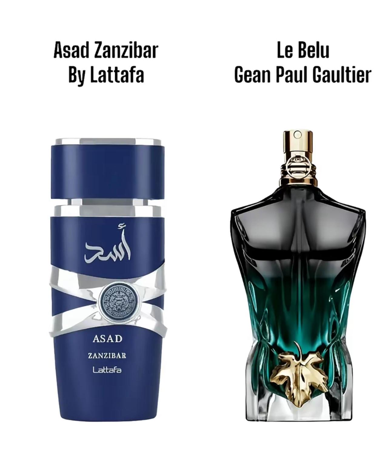 LATTAFA ASAD ZANZIBAR  FOR MEN SPRAY 3.4oz/100ML EDP