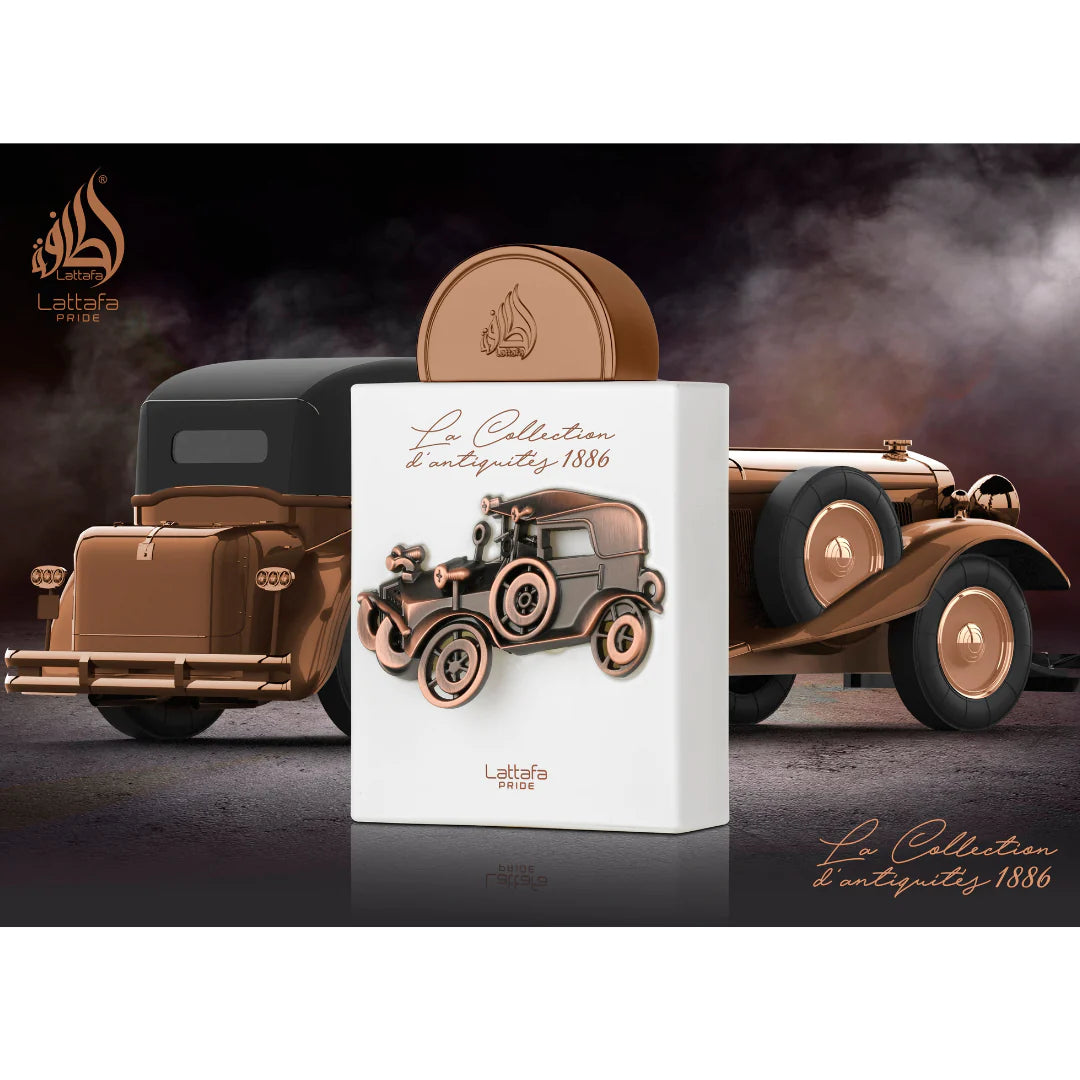 LATTAFA PRIDE CAR LA COLLECTION 1886 EDP UNISEX 3.4oz/100ML