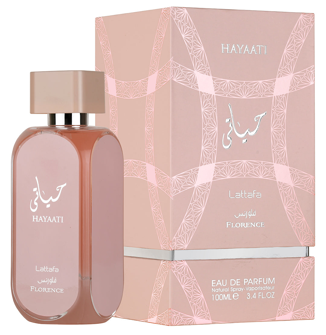 LATTAFA HAYAATI FLORENCE FOR WOMEN SPRAY 3.4oz/100ML EDP