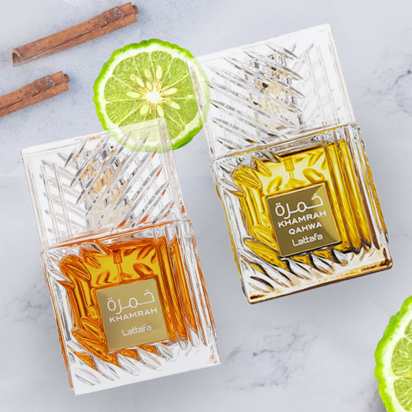 Lattafa Khamrah EDP Perfume Combo Khamrah Qahwah and Khamrah 100 ML Best Price