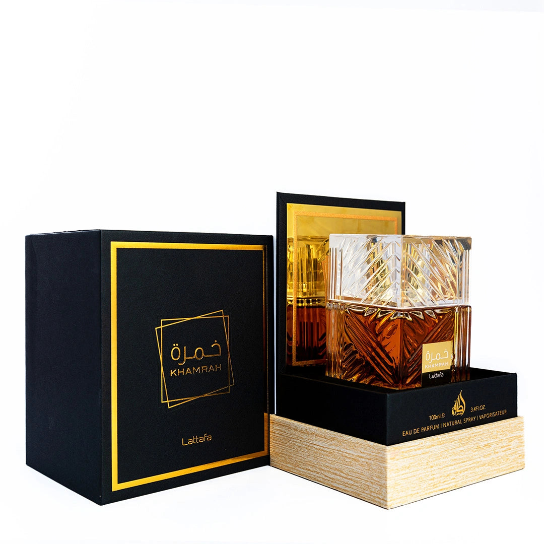 LATTAFA KHAMRAH PARFUM SPRAY UNISEX 3.4 Oz / 100 ml NEW