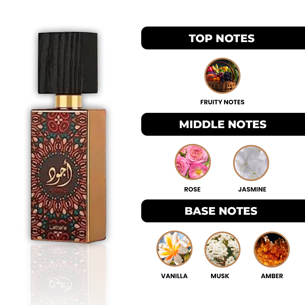 LATTAFA AJWAD EDP SPRAY  UNISEX 2.0oz/60ML