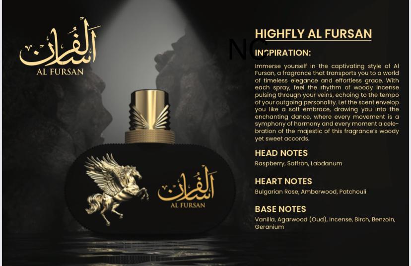 LE FALCONE NICHE HIGHFLY AL FURSAN  EDP SPRAY UNISEX 3,4oz/100ML