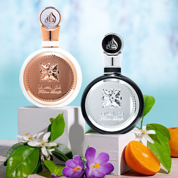 Lattafa Fakhar Perfume Combo Black for Men Pink for Women Top Sellers 100 ML