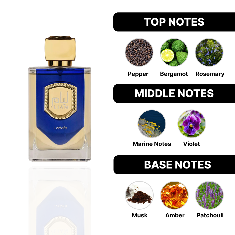 LATTAFA LIAM BLUE SHINE EDP SPRAY UNISEX 3,4oz/100ML