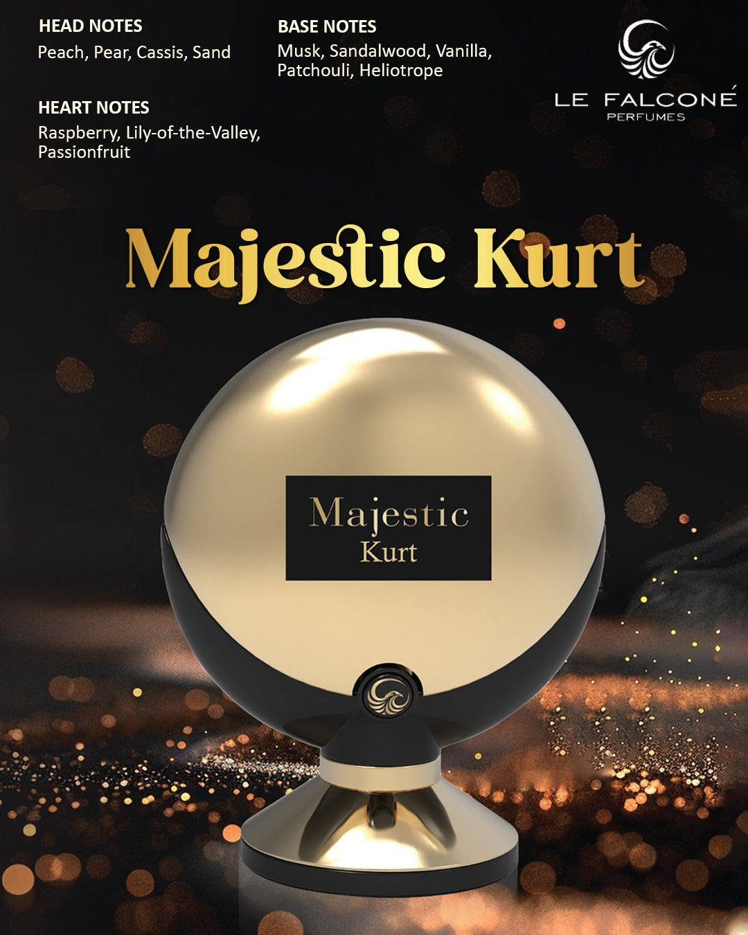 LE FALCONE MAJESTIC KURT FOR WOMEN SPRAY 3.4oz/100ML EDP