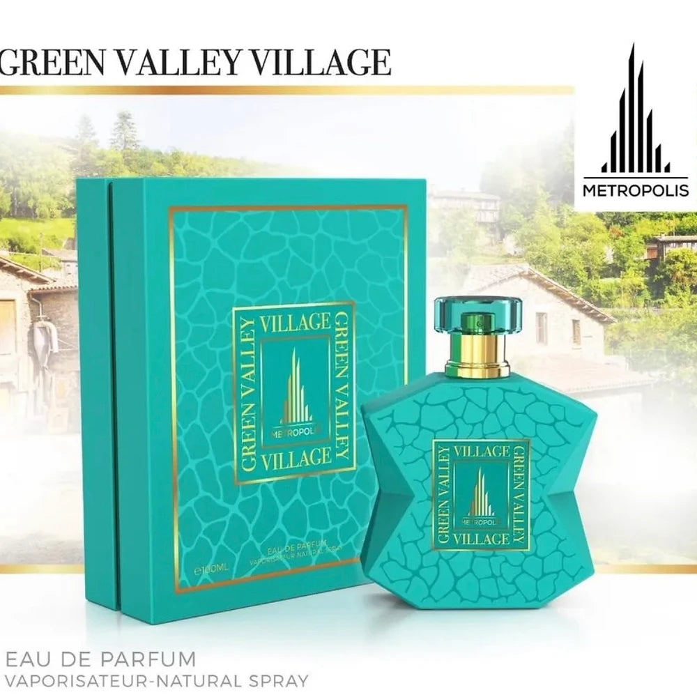 EMPER METROPOLIS GREEN VALLEY VILLAGE 3.4 OZ /100ML EDP