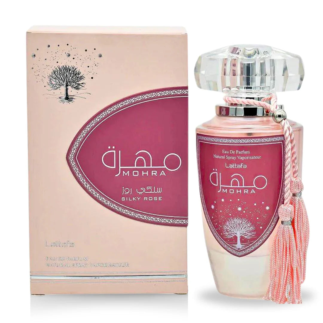 LATTAFA MOHRA SILKY ROSE 3.4 OZ EDP FOR WOMAN