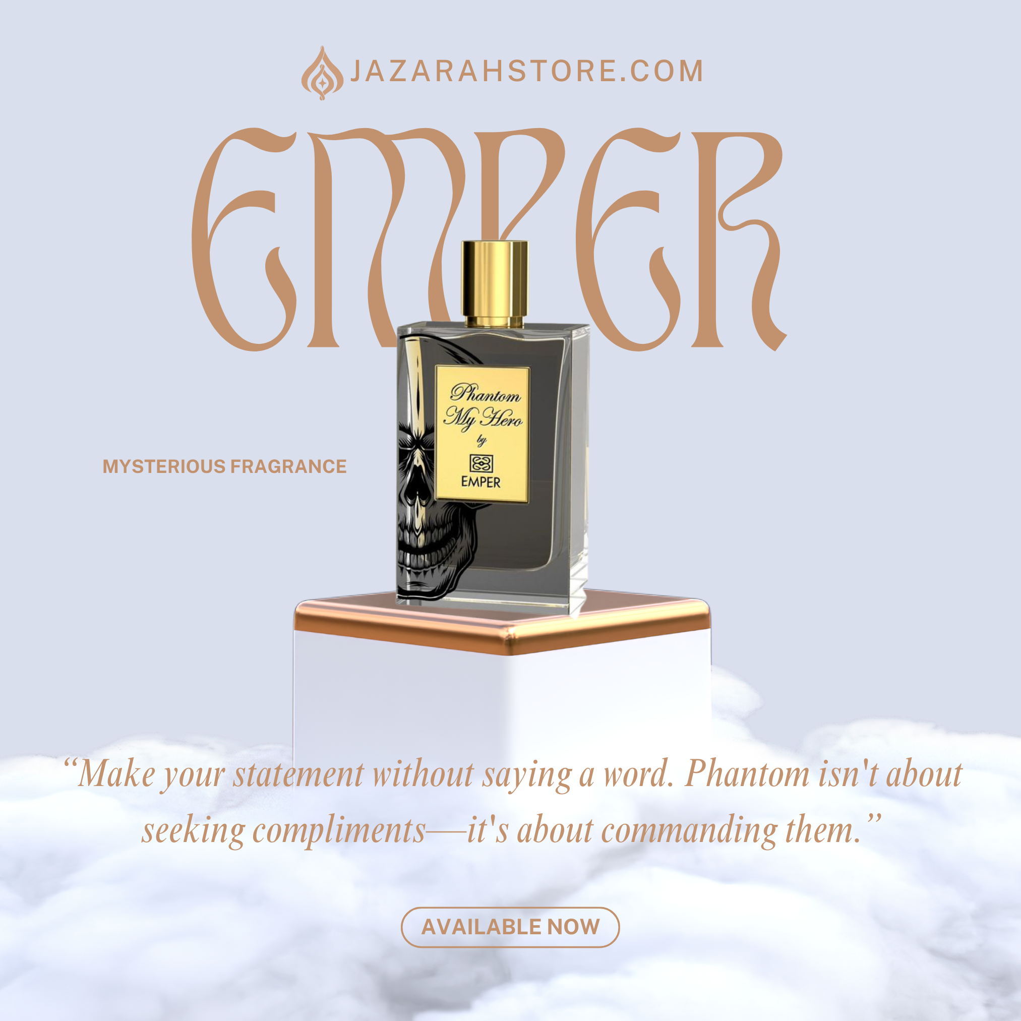 EMPER PHANTOM MY HERO FOR MEN EDP 100ML/3.4OZ