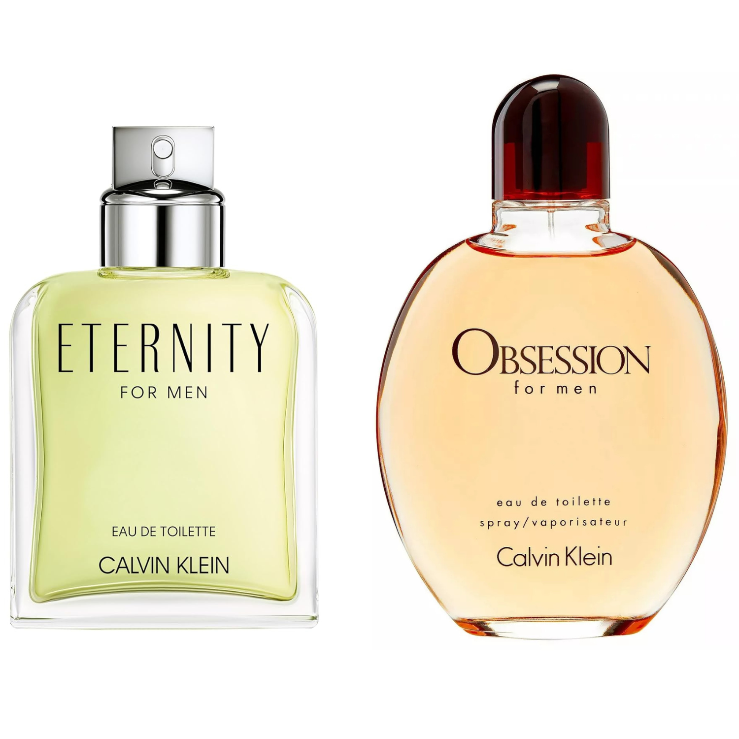 Calvin Klein Combo Obsession & Eternity Perfume Cologne for Men 6.7 OZ/200 ML