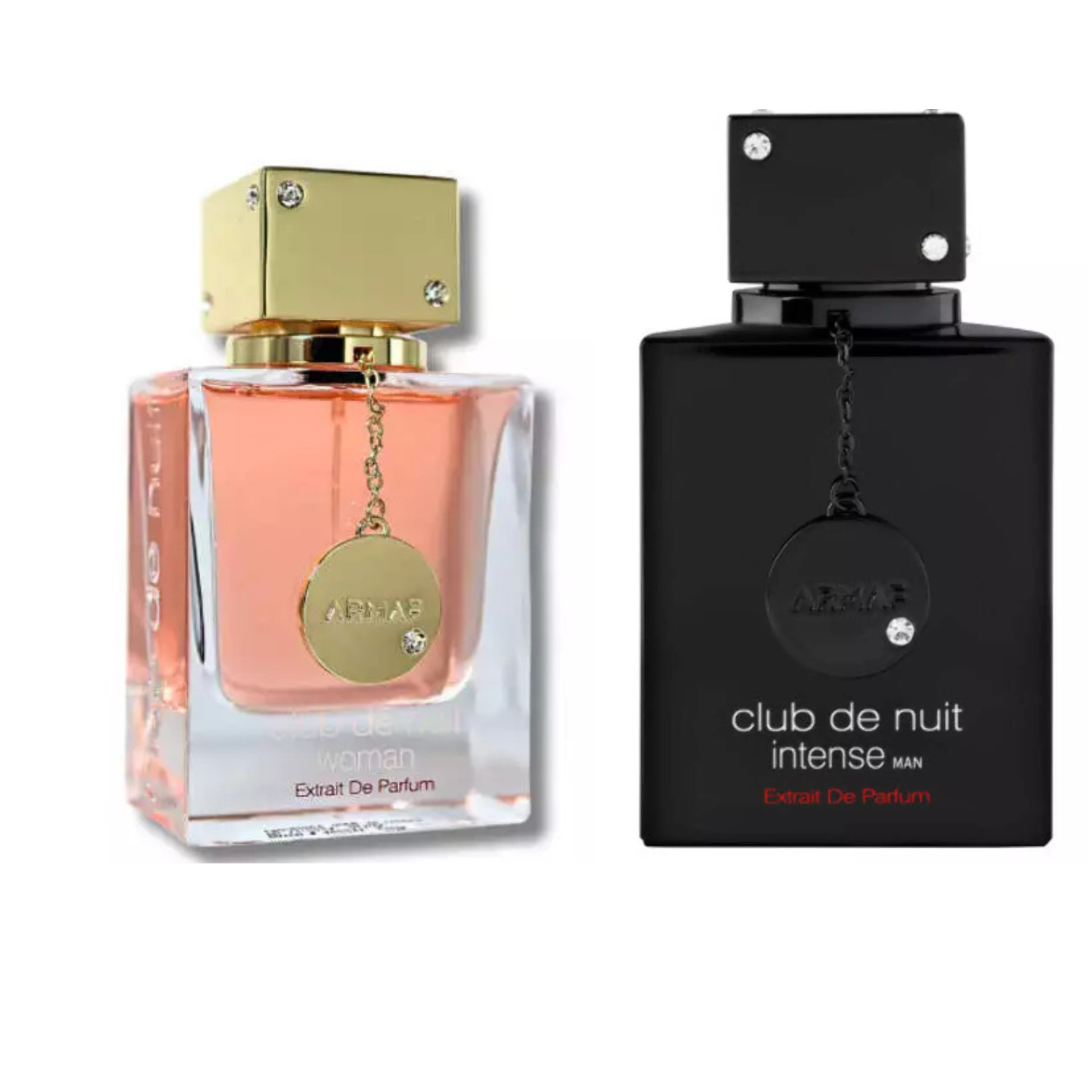 Armaf Club de Nuit Intense Man and Woman Extrait De Parfum Combo 2.37 OZ/70 ML