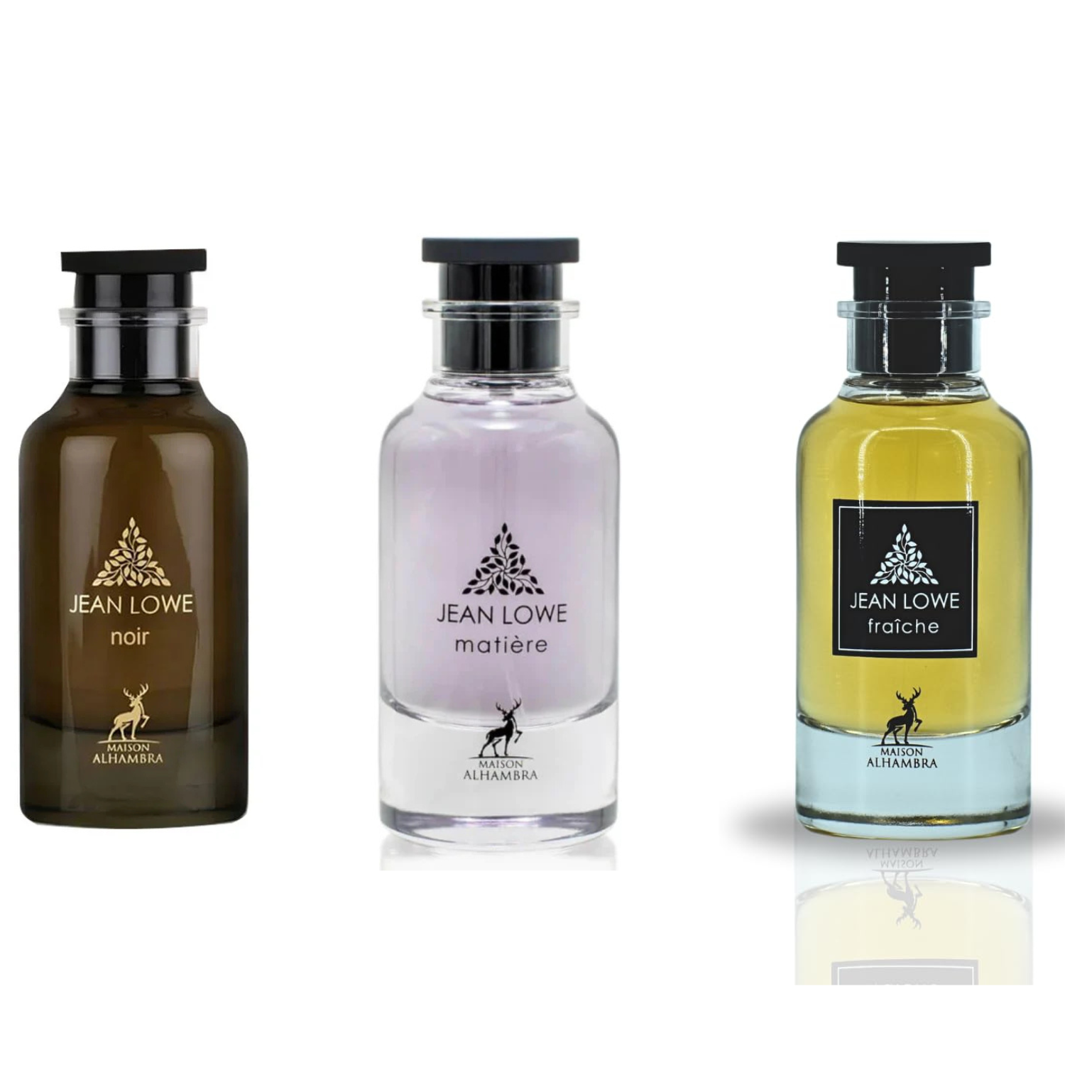 Maison Alhambra Jean Lowe Noir Matiere & Immortal EDP Perfume Combo 3.4OZ/100ML