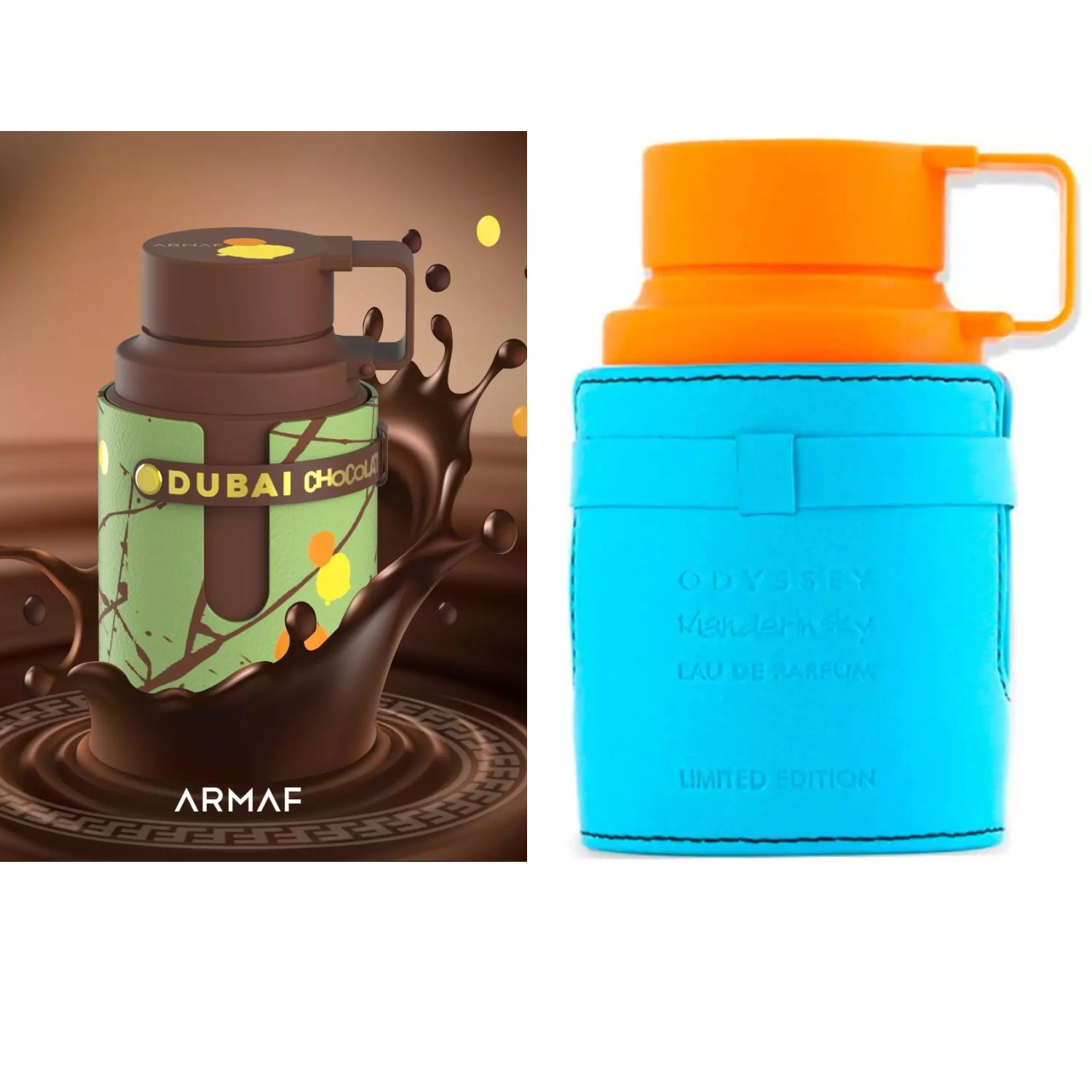 Armaf Odyssey Dubai Chocolate and Odyssey Mandarin Sky Perfume Combo 100 ML Each