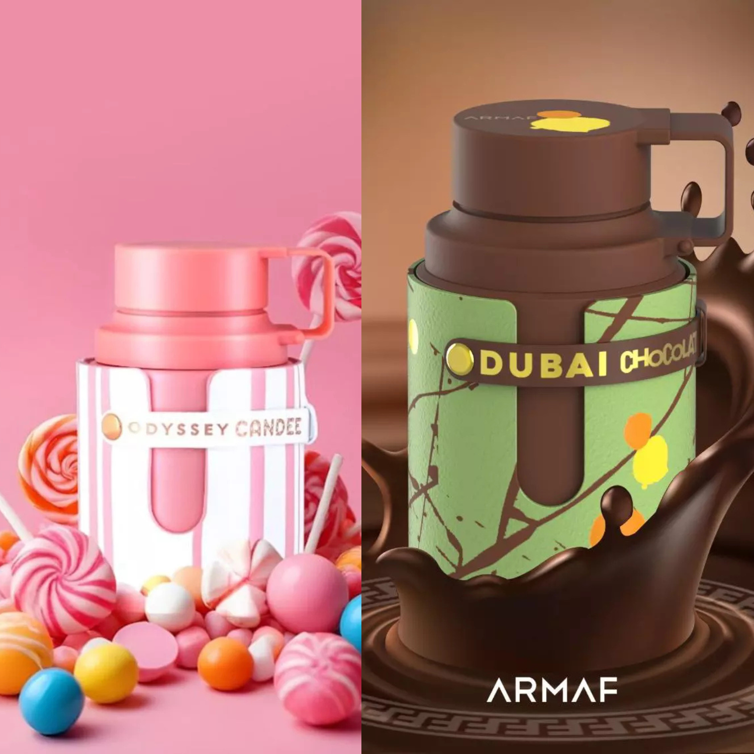 Armaf Odyssey Dubai Chocolate and Odyssey Candee EDP Perfume Combo 100 ML Each