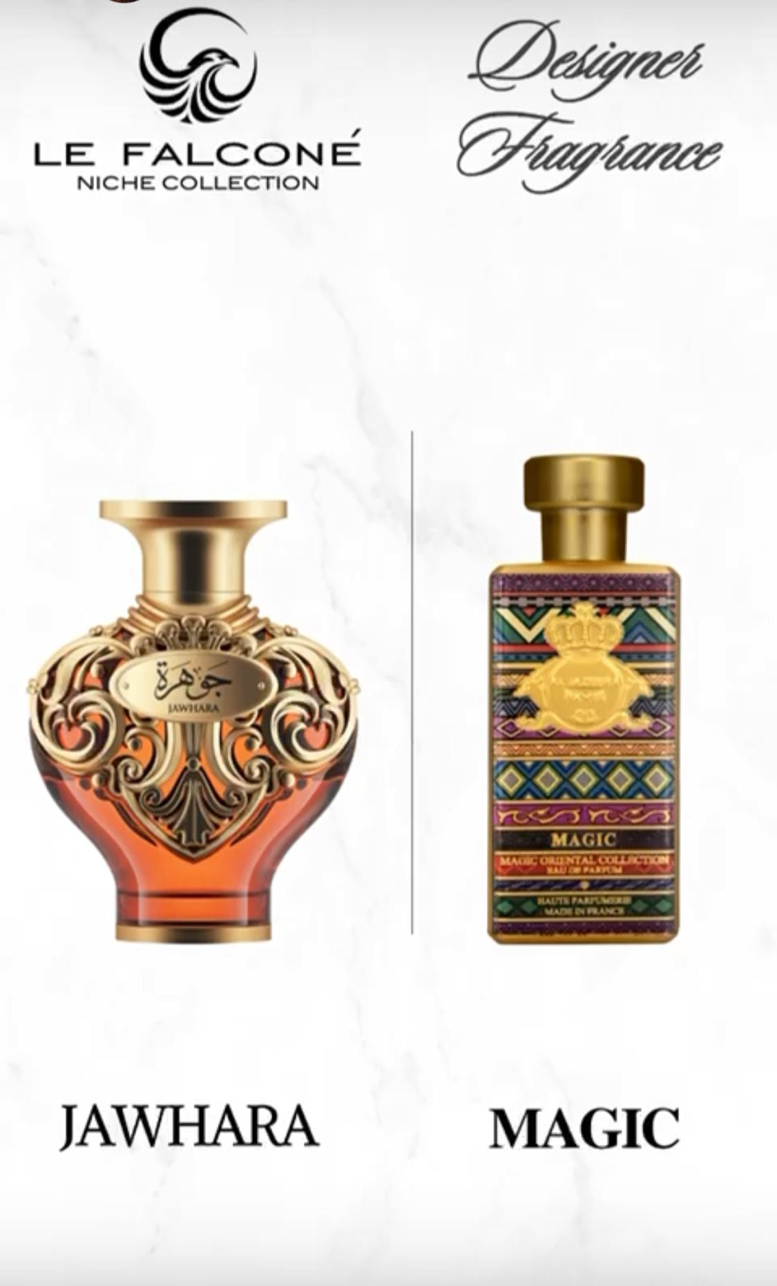LE FALCONE NICHE LEGACY JAWHARA  EDP UNISEX SPRAY 3.4oz/100ML EDP