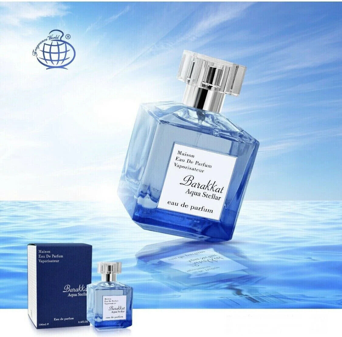 Fragrance World Barakkat Aqua Stellar Eau De Parfum 100ML / 3.4OZ