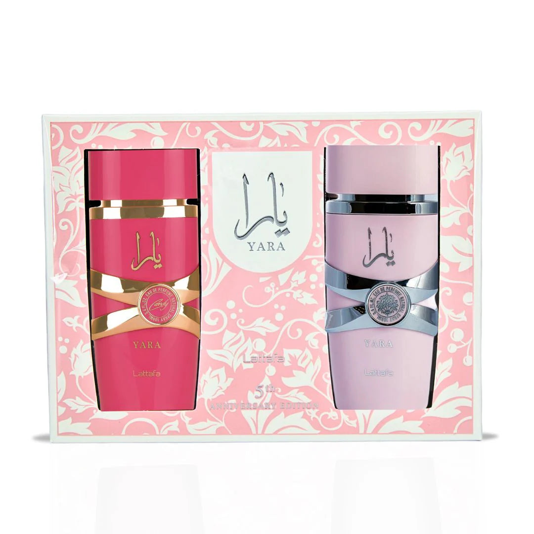 Lattafa Set Yara 100 ML / 3.4 OZ And Yara Candy 100 ML / 3.4 OZ