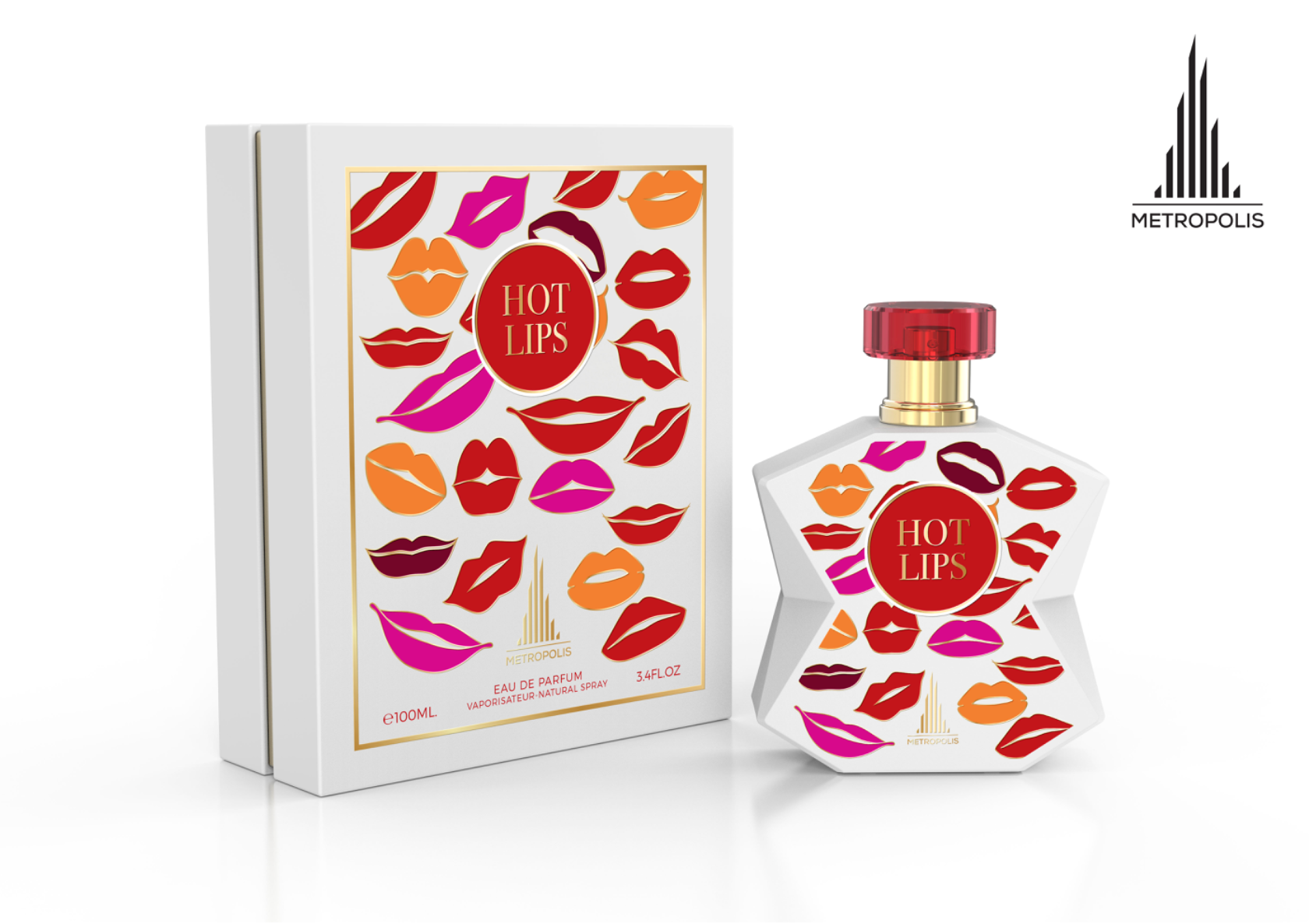 EMPER METROPOLIS HOT LIPS FOR WOMEN 100ML / 3.4 OZ EDP