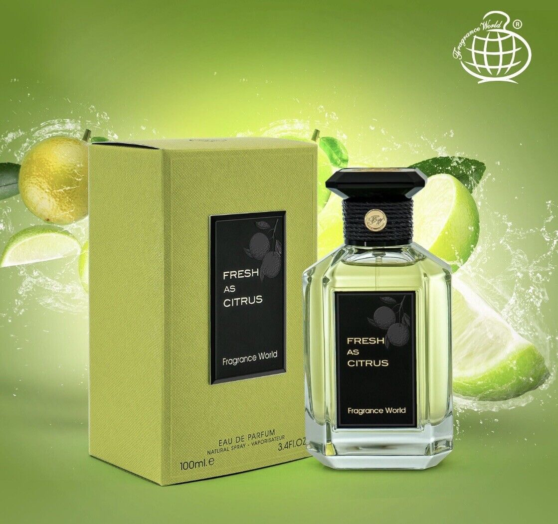Fragrance World Fresh As Citrus Eau De Parfum 100ML /3.4 OZ