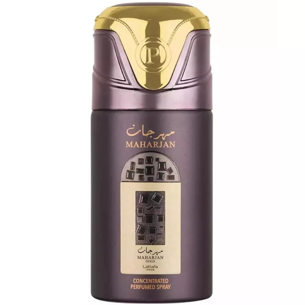 LATTAFA PERFUMED MAHARJAN GOLD CONCENTRATED SPRAY 250ML / 9OZ