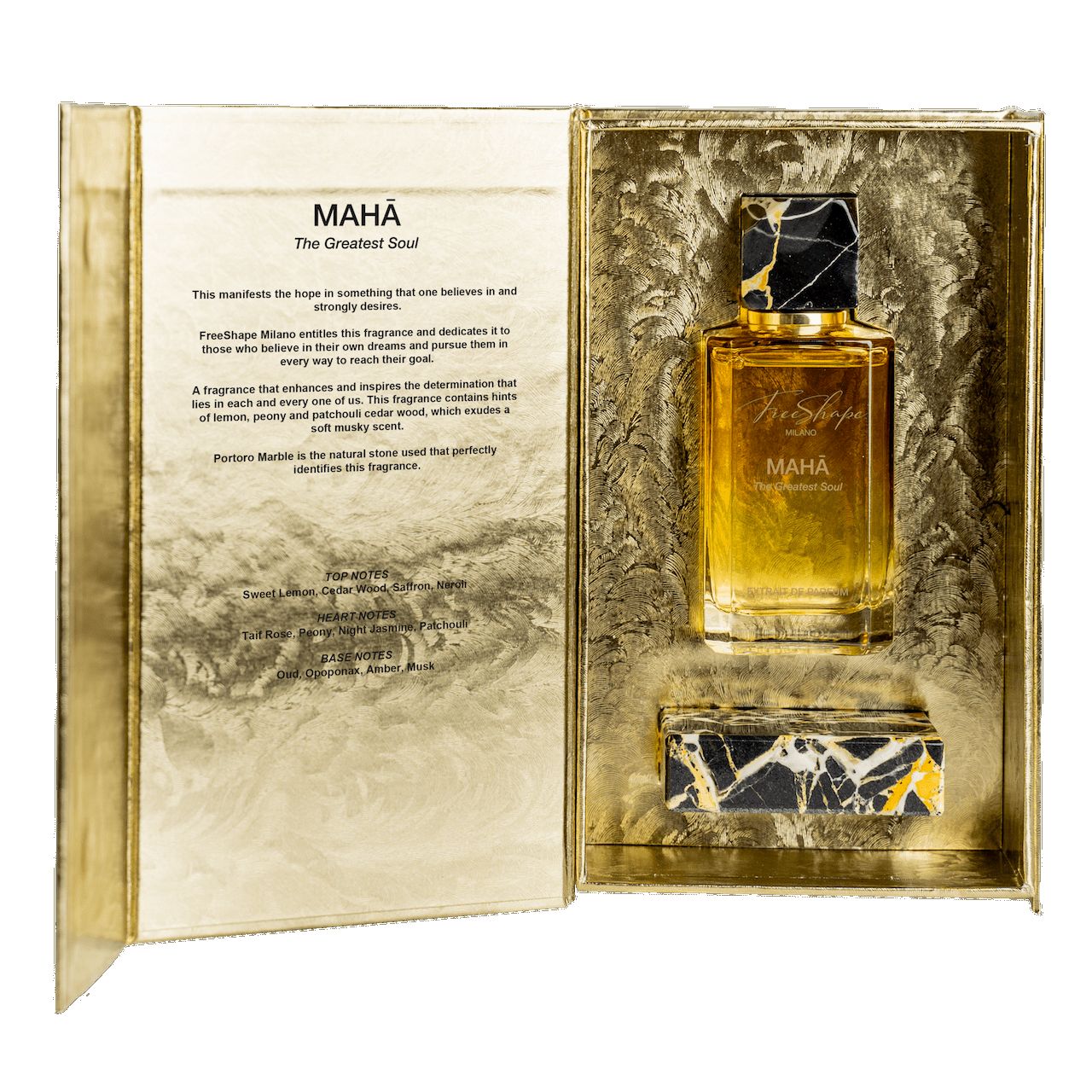 Freeshape Milano Maha the Greatest Soul Extrait De Parfum Spray Unisex 3.3oz/100ml