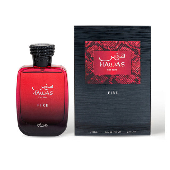 Rasasi Hawas Fire 3.4 OZ / 100 ML Eau De Parfum