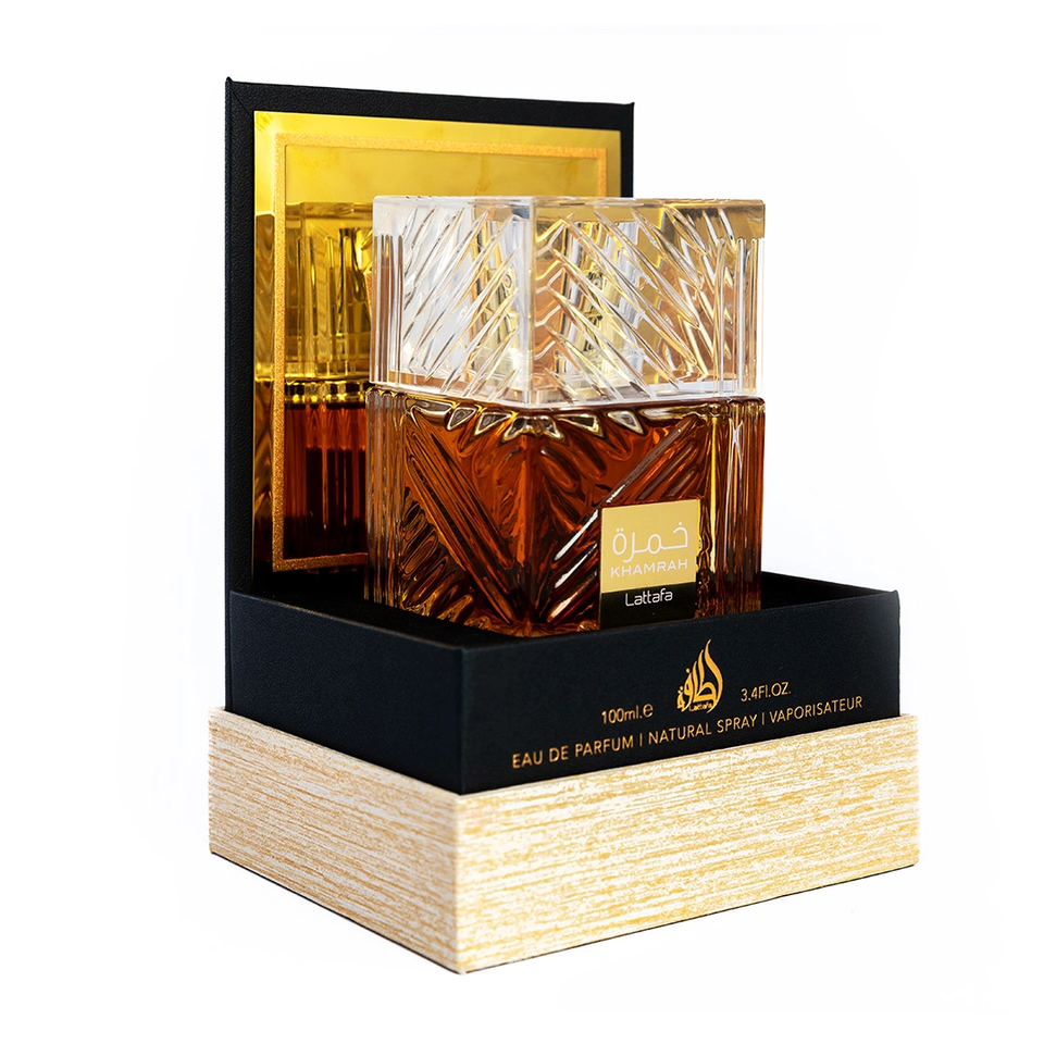LATTAFA KHAMRAH PARFUM SPRAY UNISEX 3.4 Oz / 100 ml NEW