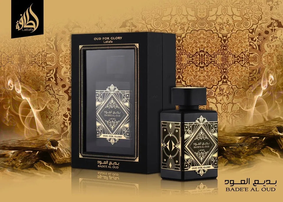 LATTAFA BADEE AL OUD FOR GLORY EAU DE PARFUM UNISEX 3.4oz/100ML