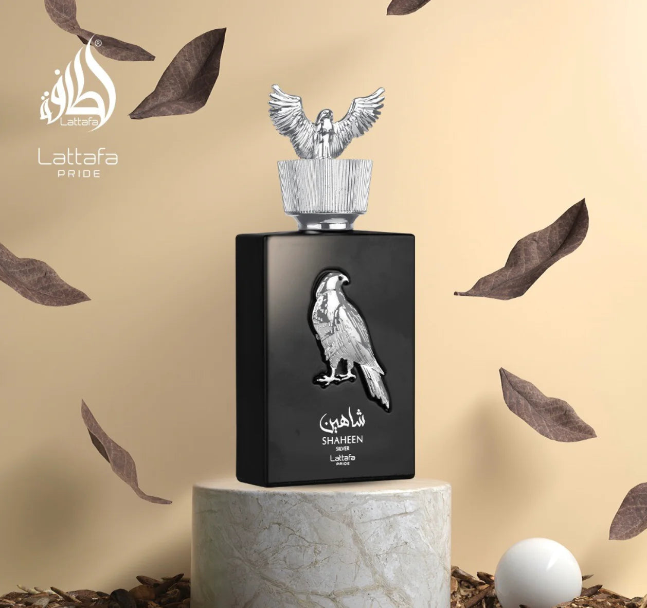 LATTAFA PRIDE SHAHEEN SILVER  FOR UNISEX SPRAY 3.4oz/100ML EDP